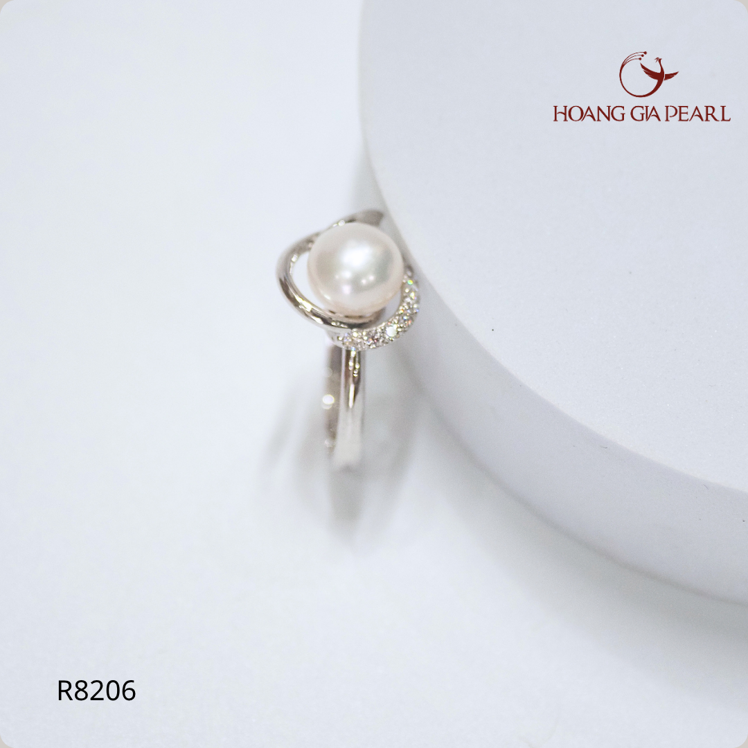 Nhẫn ngọc trai R8206