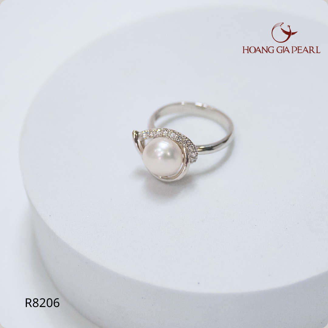 Nhẫn ngọc trai R8206