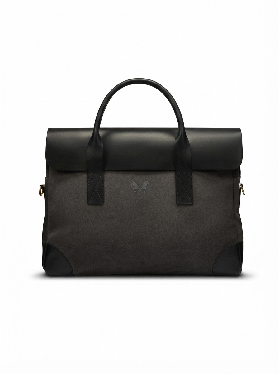BRIEFCASE SUEDE / STORM GREY