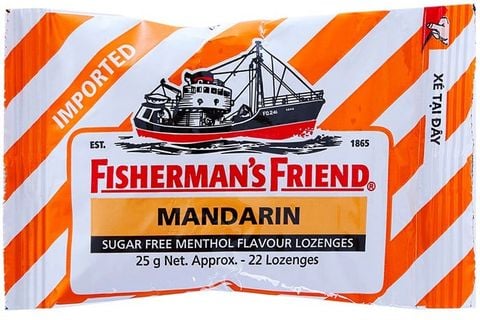 Kẹo cay con tàu G22 25g - Quýt & Manthol