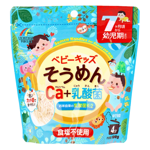 Mỳ somen Canxi và lợi khuẩn Unimat Riken 100G