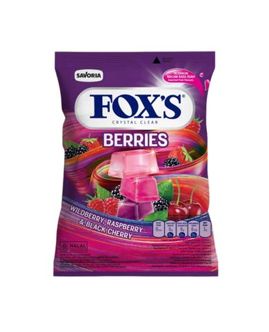 Kẹo FOX S vị Berries hỗn hợp 3 loại 90g
