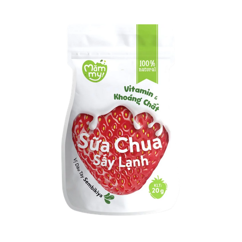 Sữa Chua Sấy Ăn Dặm Vị Dâu Túi 20g