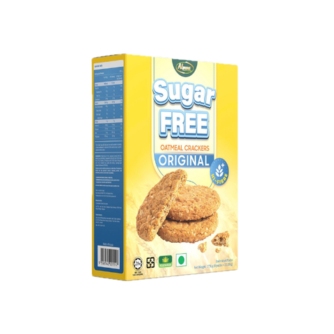 Bánh quy giòn không đường yến mạch OAT BRAN hiệu Alpuna 178g