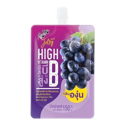 Gumi Gumi Nước Thạch Vitamin B Vị Nho 135g