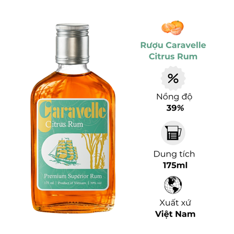 Caravelle Citrus Rum 175ml 39%