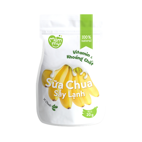 Sữa Chua Sấy Ăn Dặm Vị Chuối Túi 20g