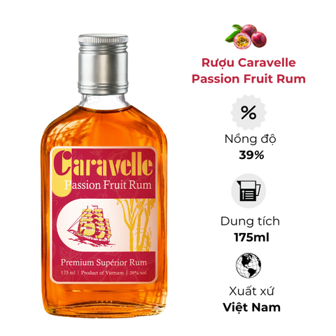 Caravelle Passion Fruit Rum 175ml 39%
