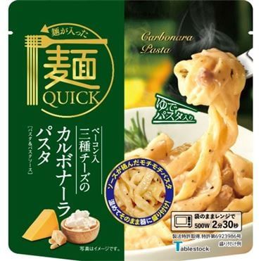 Mì Ý Carbonara thịt xông khói và ba loại phô mai Noodle 180g