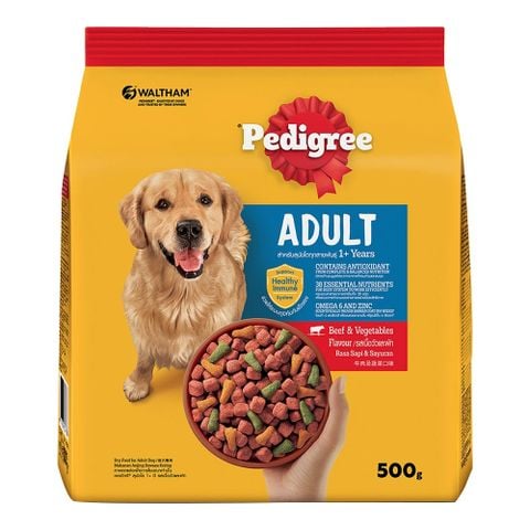 Thức ăn chó Pedigree Beef Hộp 500gr