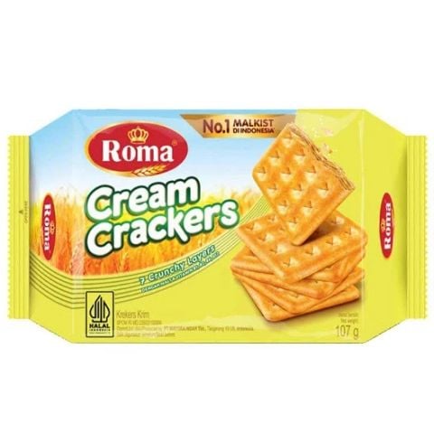 Bánh quy giòn Roma Malkist Cream Crackers 107g