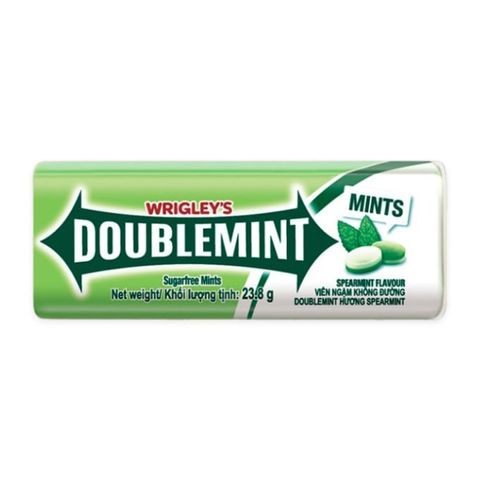 Kẹo ngậm Doublemint Spearmint túyp 35 viên