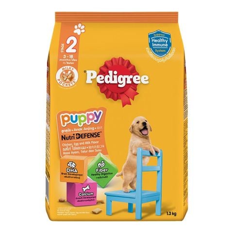 Thức ăn chó Ped Puppy Chicken & Egg túi 1,5kg