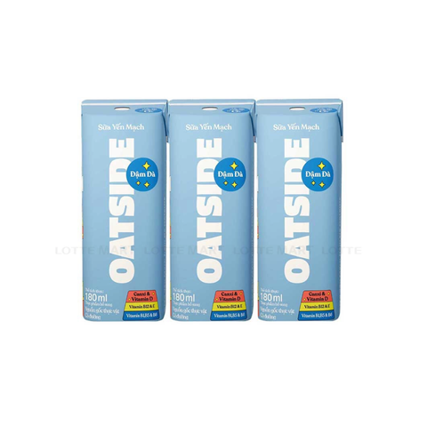 Oatside Sữa Yến Mạch Đậm Đà 180ml (Lốc 3)