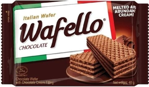 Bánh Xốp Wafello Chocolate 48G