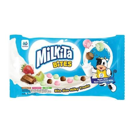Kẹo sữa mềm vị (Sôcôla, dâu, dưa lưới) Milkita 24g 4