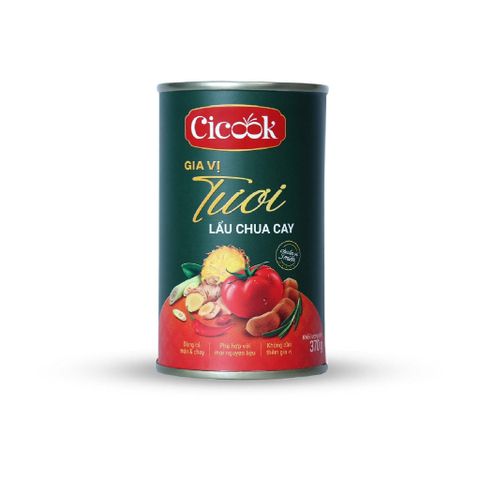 CICOOK-GIA VỊ TƯƠI Lẩu chua cay lon 370g