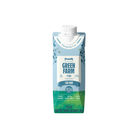 Sữa Tươi Cao Đạm Ít Béo Vinamilk Green Farm 250ml