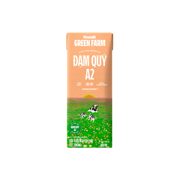 Sữa Tươi Tiệt Trùng Vinamilk Green Farm A2 180ml