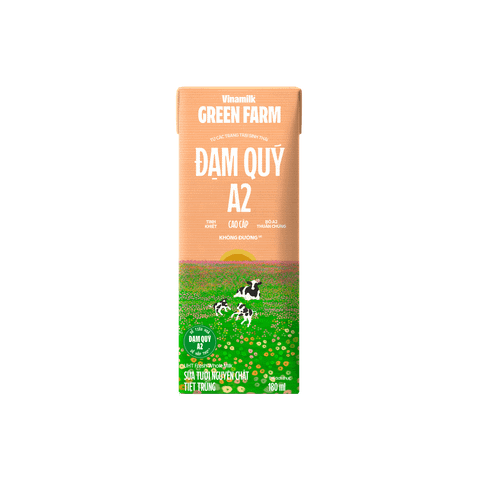 Sữa Tươi Tiệt Trùng Vinamilk Green Farm A2 180ml