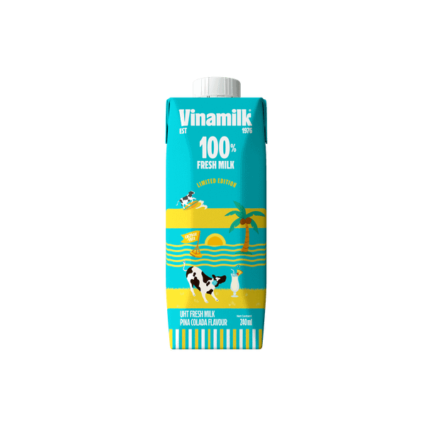 Sữa Tươi Tiệt Trùng Vinamilk Hương Pina Colada 240ml