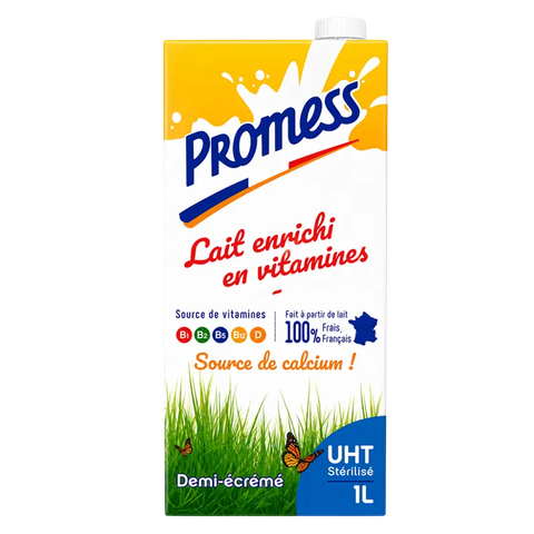 Promess Sữa Tươi Tiệt Trùng Vitamin 1L
