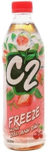 C2 Freeze Trà Dâu Anh Đào 455ml