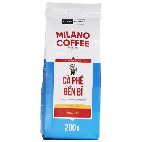 Cà Phê Rang Xay Milano Bền Bỉ 200g