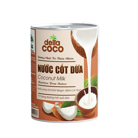 Nước cốt dừa Delta Coco 400ml