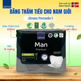  [Mua 5 tặng 1] Băng thấm tiểu nam giới Abena Formula 1 - Nhập khẩu Đan Mạch (Gói 15 miếng) 