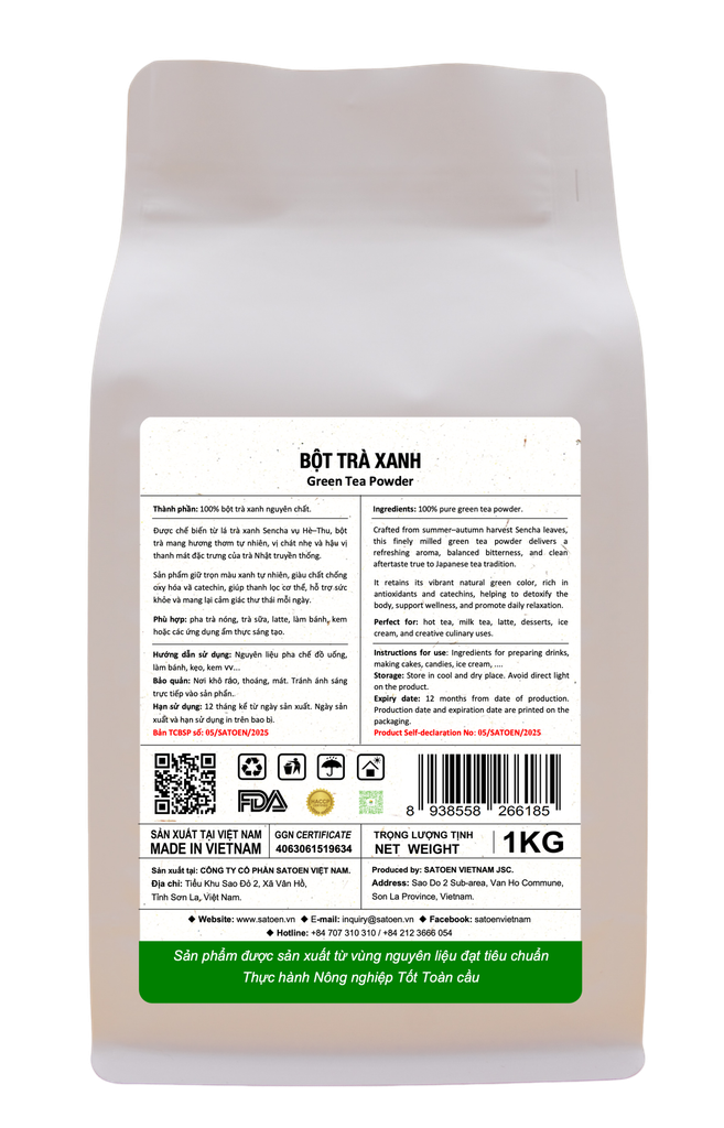 Bột Trà Xanh 1kg
