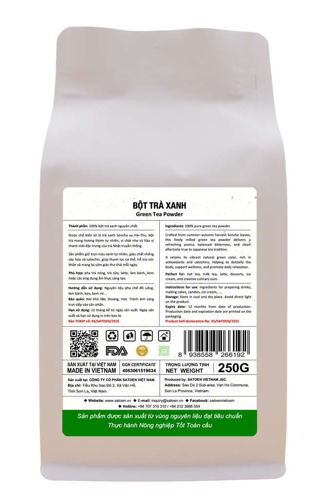 Bột Trà Xanh 250g