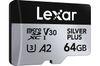 Thẻ Nhớ MicroSD Lexar 64Gb V30 Silver Plus Mới 100% | Chính Hãng