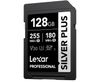 Thẻ nhớ SD Lexar 128GB 255Mb Silver Plus U3 V30, Mới 100% | Chính Hãng