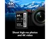 Thẻ Nhớ SD Lexar 64Gb 255Mb Professional Silver PRO U3 V30, Mới 100% | Chính Hãng