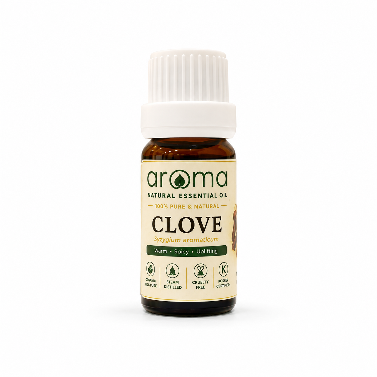 Clove Essential Oil 10ml | 100% Pure & Natural  Tinh dầu Đinh Hương nguyên chất – Warm • Spicy • Uplifting | Aroma Since 2010