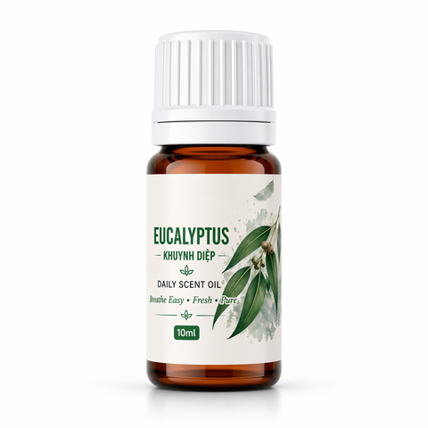 Lemongrass Daily Scent Oil 10ml | Sả Chanh Việt Nam  Daily Scent Oil 100% Natural – Fresh • Clean • Easy | Aroma Since 2010