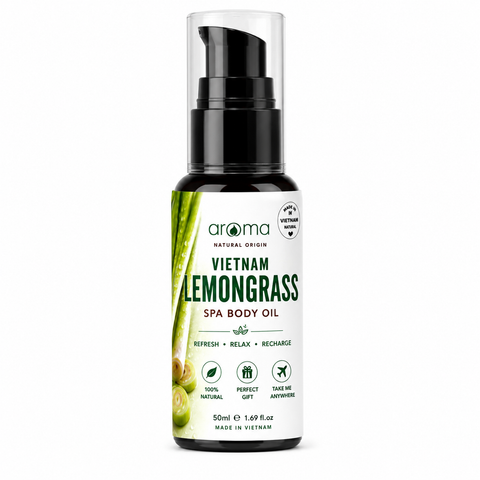 Lemongrass Spa Body Oil 50ml - Dầu spa sả chanh 50ml