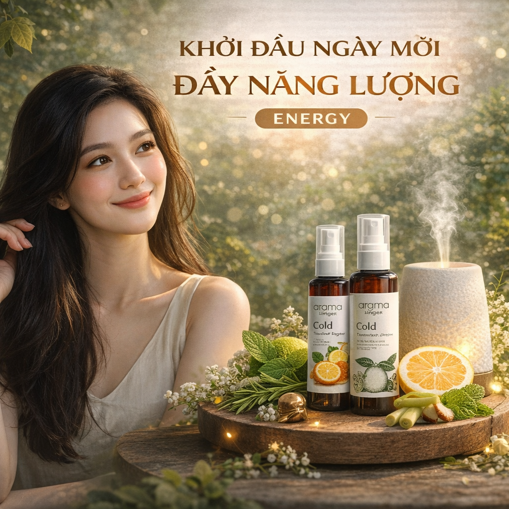 Combo Tinh Dầu Khởi Đầu Ngày Mới  – Tỉnh Táo & Năng Lượng