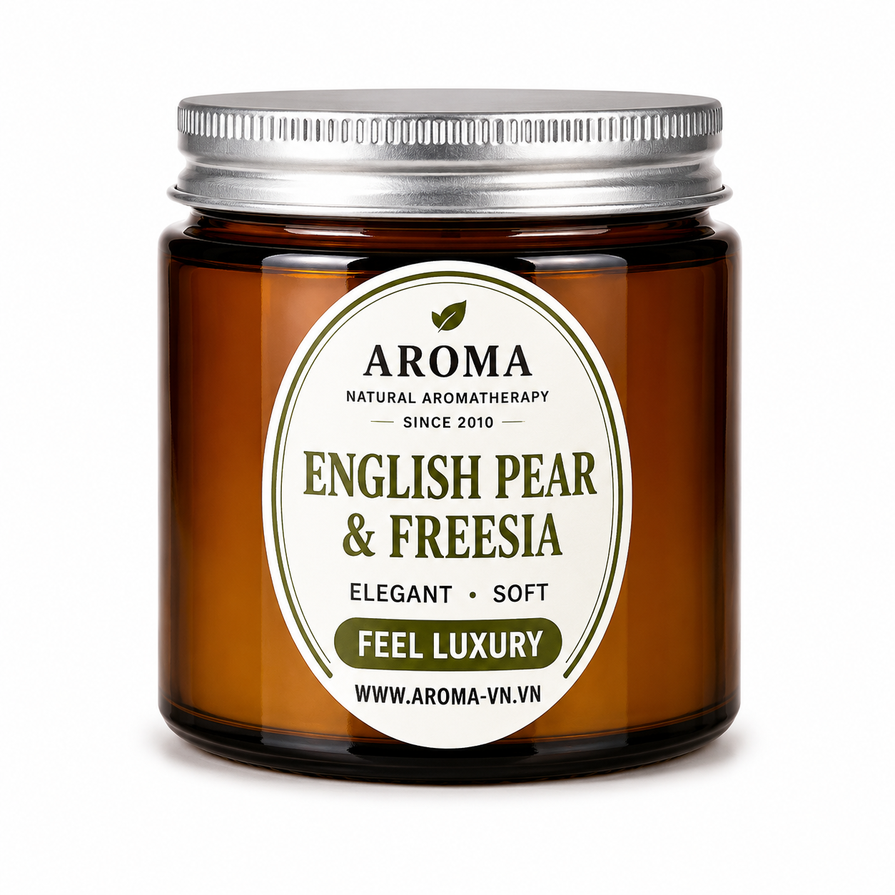 Nến Thơm English Pear & Freesia 33H – Mùi Hương Chuẩn EU Chỉ 189K