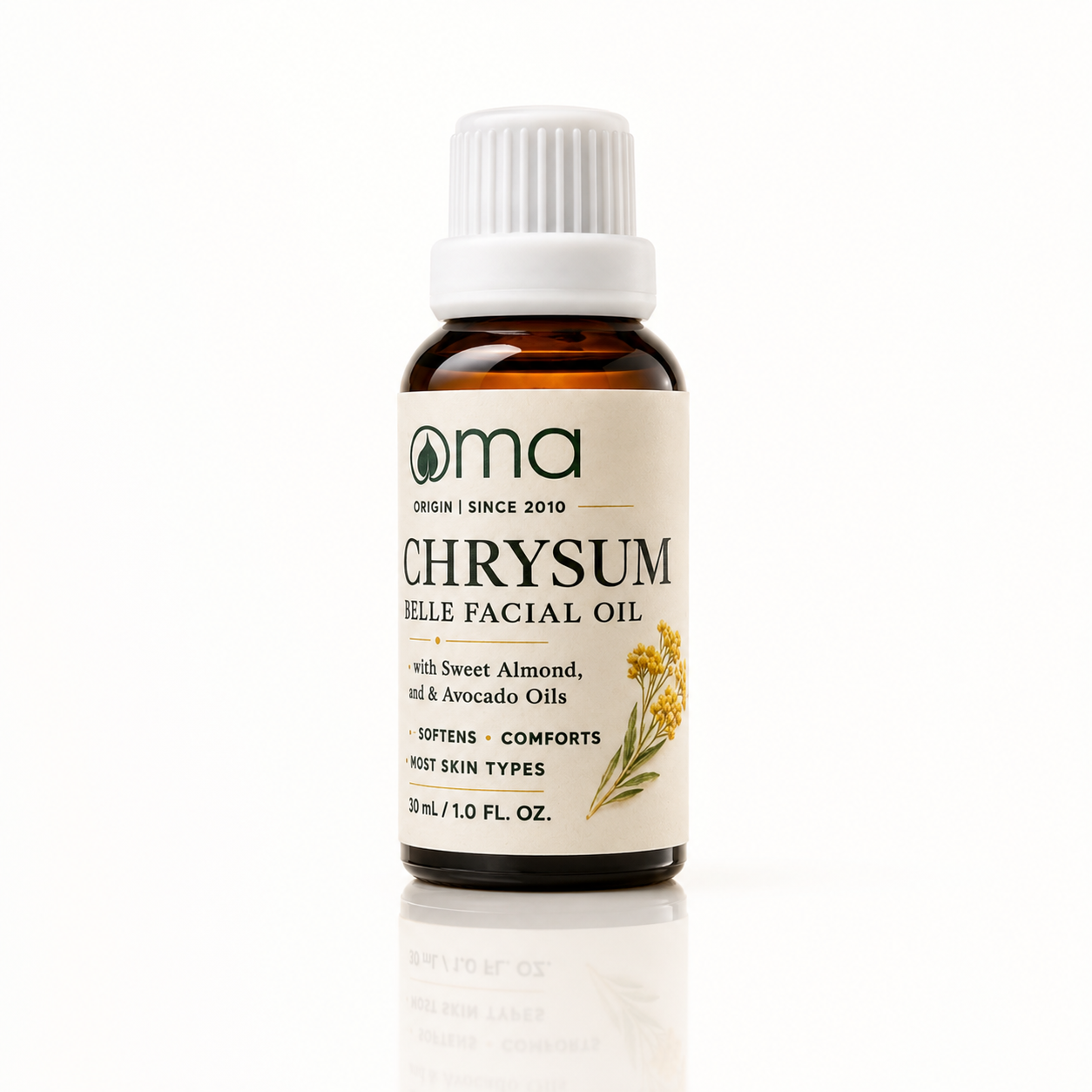 Dầu Dưỡng Mặt Cúc Trường Sinh Helichrysum - Immortelle Signature Facial Oil | Aroma Since 2010