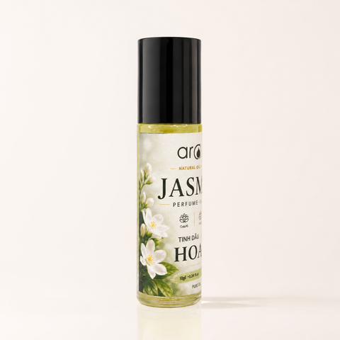 Dầu lăn Hoa Lài thiên nhiên – Sweet • Elegant • Relaxing | Aroma Since 2010