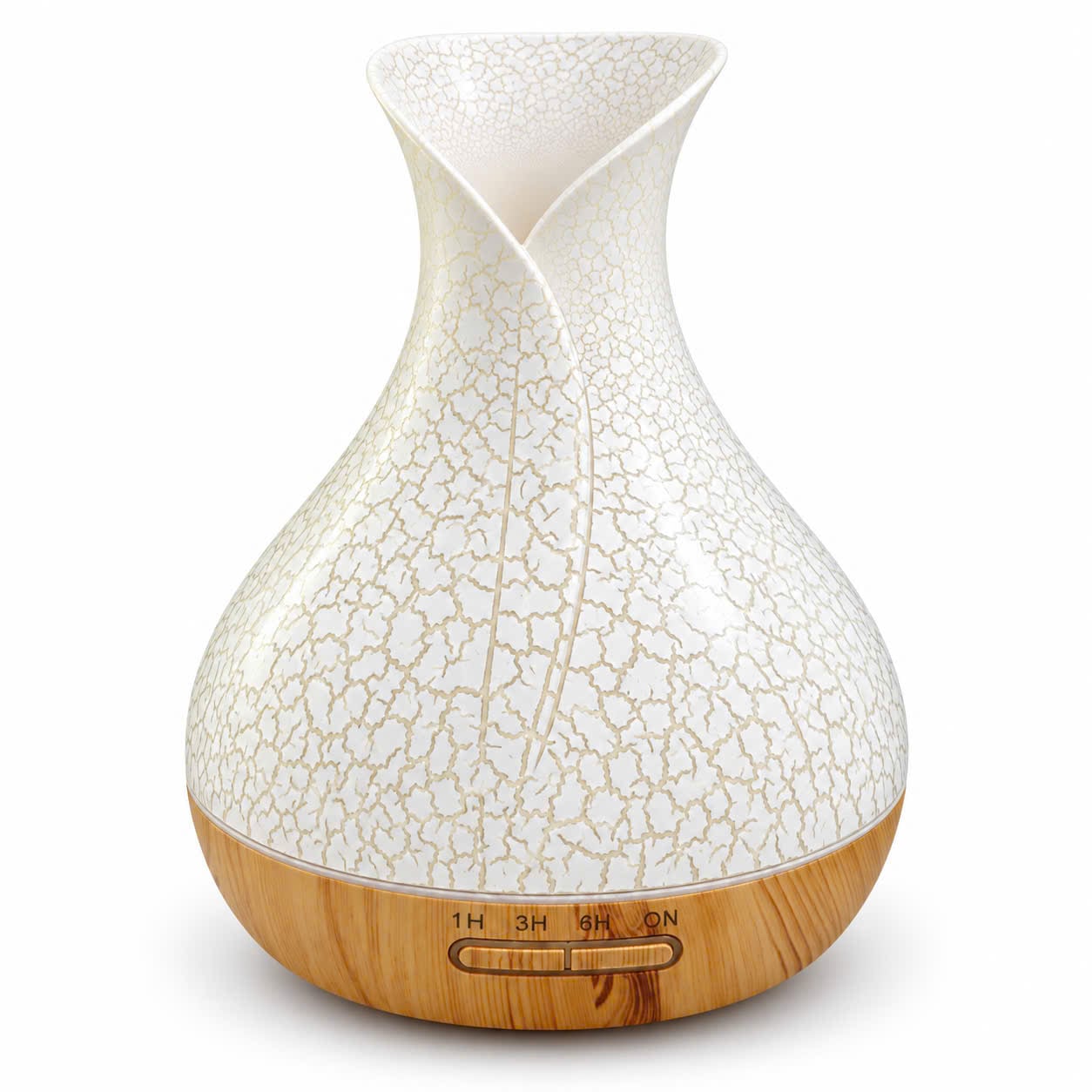 Máy Xông Tinh Dầu Aroma 500ml – Mẫu cao cổ, vân rạn | Hẹn Giờ, Hơi Phun Mạnh, Bảo Hành 3 Tháng