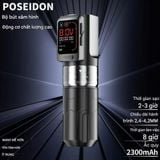  POSEIDON-S-LUXE Dual Power Tattoo Pen Set 