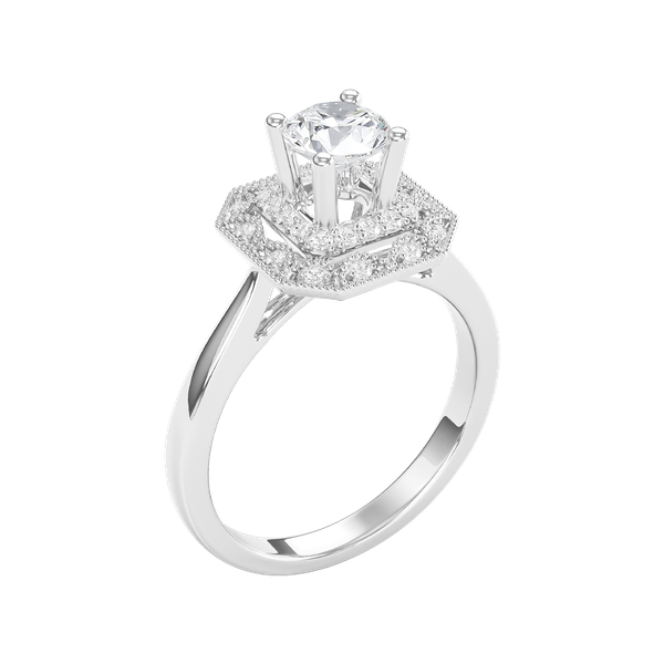 Nhẫn Nữ Kim Cương Tự Nhiên - RIFYJ2300463