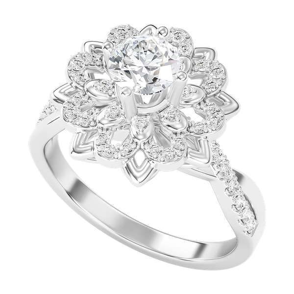 Nhẫn Nữ Kim Cương Tự Nhiên - RIFYJ2401701