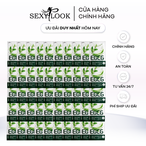 CB 50 MIẾNG MẶT NẠ CHIẾT XUẤT TC TRÀ XANH TĂNG ỔN ĐỊNH DA [HSD T03/2027]
