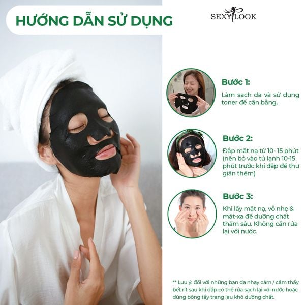 COMBO MẶT NẠ XỊT KHOÁNG TRÀM TRÀ DÀNH CHO DA DẦU MỤN SEXYLOOK - Hình ảnh 3