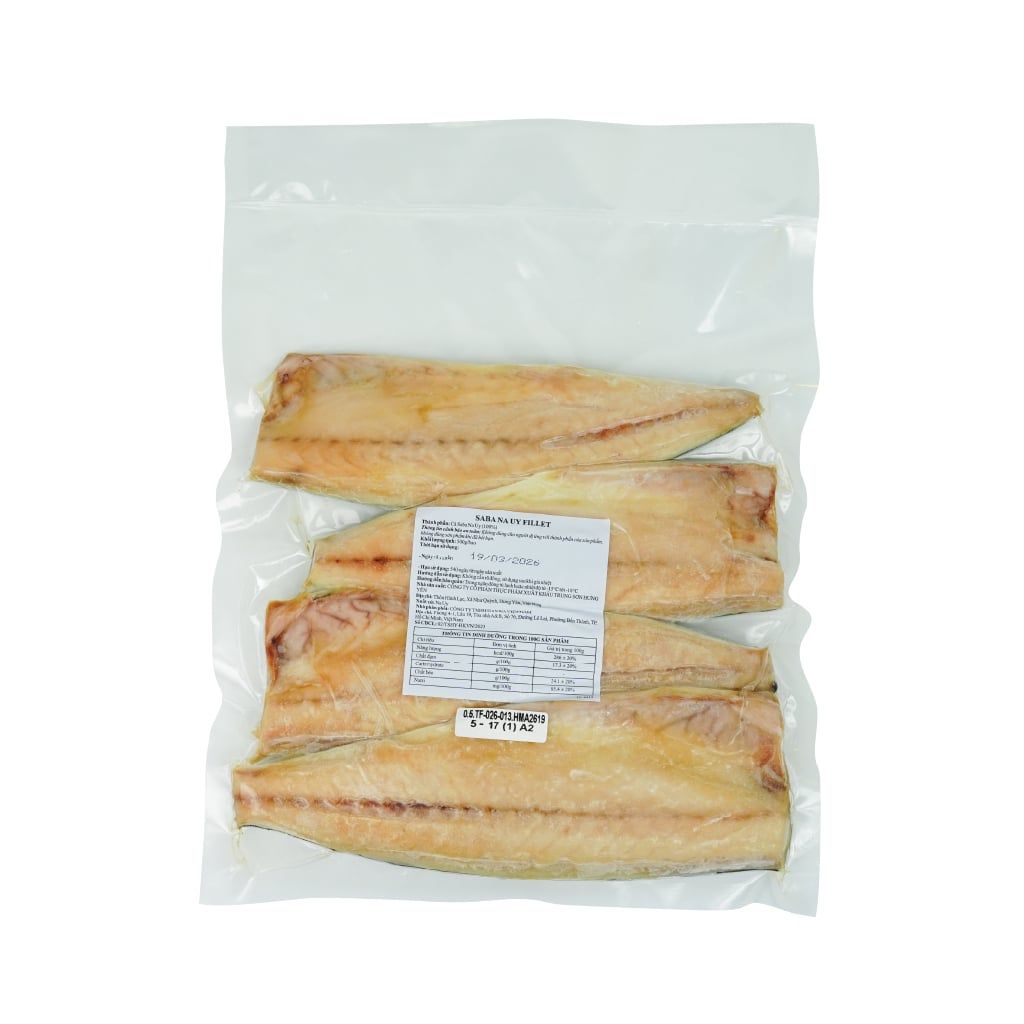 Cá Saba Na Uy fillet đông lạnh 500g