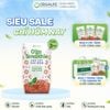  O'GO SMOOTHIE GẠO LỨT NẢY MẦM - Sinh Tố Giàu GABA Giảm Stress, Tăng Tập Trung - Lốc 3 Hộp (200ml/Hộp) 
